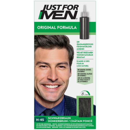 Just for Men - COLORATION CHEVEUX HOMME Châtain Foncé - Couleur naturelle - Coloration cheveux
