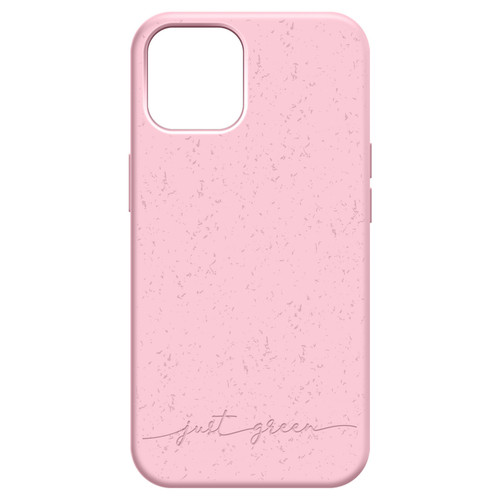 Just Green - Coque iPhone 12 et 12 Pro Recyclable Just Green Rose Just Green - Accessoires et consommables