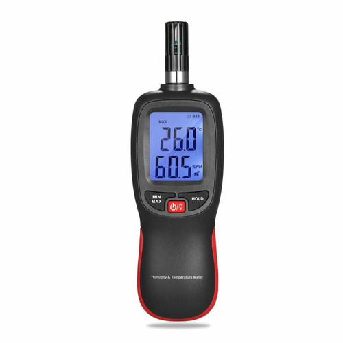 Thermomètres Justgreenbox Détecteur de point de rosée à bulbe humide avec compteur numérique de température et d'humidité - 1005001370270364