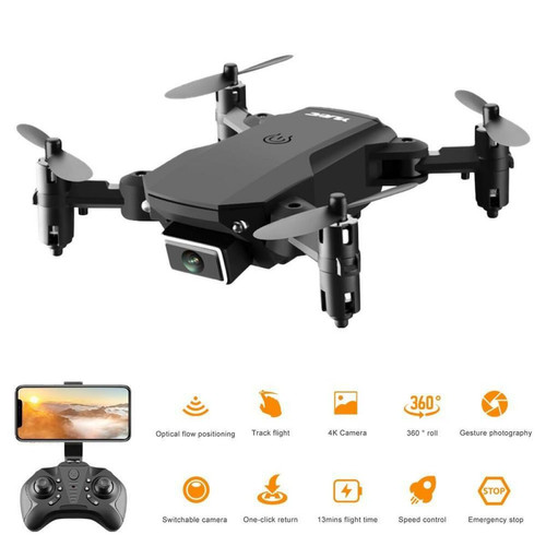 Drone connecté Drone WiFi FPV de positionnement de flux optique à double caméra, 4k