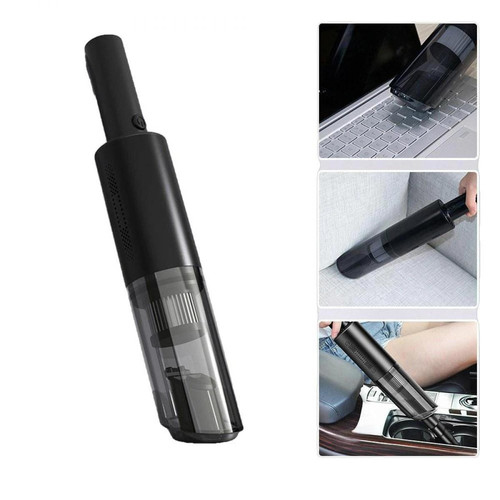 Justgreenbox - Aspirateur de voiture portable Aspirateur à main sans fil 6000Pa, Noir wiRouge - Aspirateur à main