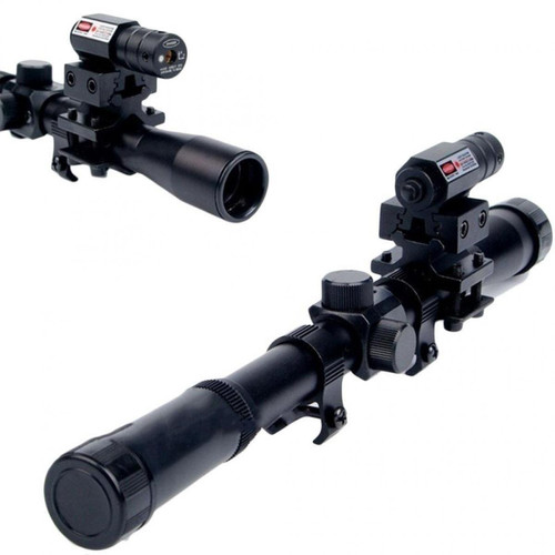 Lasers Puissant Mini Red Dot Laser Sight Scope Weaver Picatinny Mount Set pour Gun Rifle Pistolet Shot Chasse - GZ3654657525538