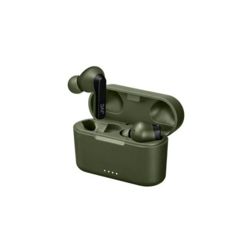 JVC - HA-A9T Écouteur Sans Fil Bluetooth Intra Auriculaire Stéréo IPX5 Vert - Micro-Casque Intra auriculaire