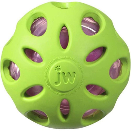 Jw - JW Jouet Crackle Ball Medium De, Balle en Caoutchouc avec Un C?ur en Bouteille Plastique pour Les Chiens pour Chien Taille M Jw  - Marchand Zoomici