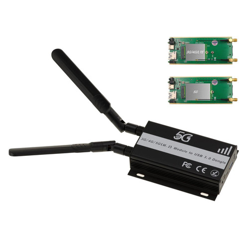 Kalea-Informatique - Adaptateur M2 B Key vers USB 3.0 pour module WWAN LTE 3G 4G 5G - Carte Contrôleur USB