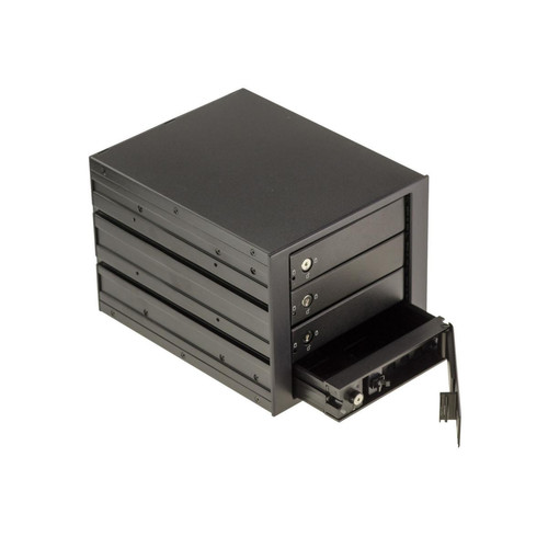 Kalea-Informatique - Boitier Baie 5.25 pour 4 disques SATA. Tiroir Caddie Hot Plug - Carte Contrôleur Pci express 3.0