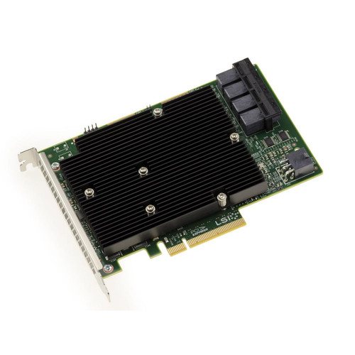 Kalea-Informatique - Carte contrôleur LSI OEM 9300-16i PCIe 3.0 SAS + SATA - 12GB - 16 PORTS INTERNES - SAS9300-16i 03-25600-01B - Carte Contrôleur