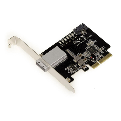 Kalea-Informatique - Carte contrôleur PCIe 2.0 4x 4 ports SAS externes SFF8088 + 1 port SATA - 6GB - CHIPSET JMB585 Kalea-Informatique  - Carte Contrôleur USB