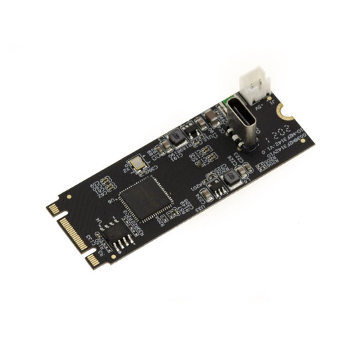 Kalea-Informatique - Carte M.2 - 1 port USB 3.2 Gen 2 type C 19 pin Pour port M2 de type PCIe, clé M ou B+M. CHIPSET ASMEDIA ASM3142. Pour port M2 de type PCIe, clé M ou B+M - Carte Contrôleur Pci express 3.0