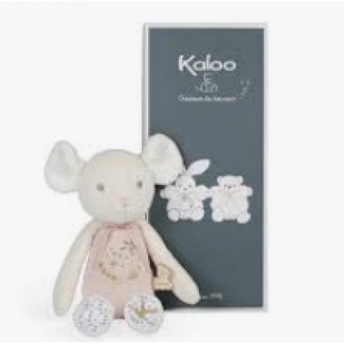 Kaloo - Perle pantin souris rose petit - Peluches interactives