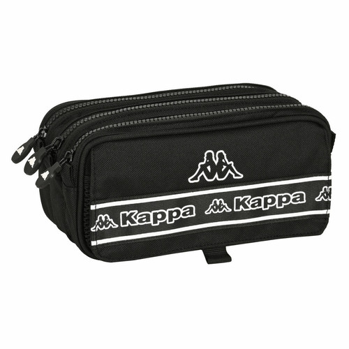 Kappa - Trousse Fourre-Tout Triple Kappa 21,5 x 10 x 8 cm Noir Kappa  - Kappa
