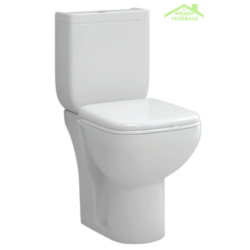 Karag - Pack WC à poser SQUARE en porcelaine avec abattant à frein de chute Karag  - Toilettes