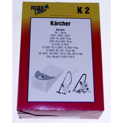 Karcher - Sachet de 4 sacs pour aspirateur karcher Karcher  - Karcher