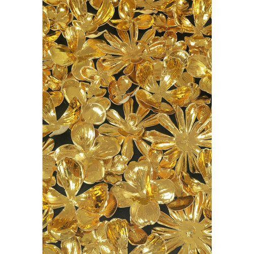 Kare Design Table basse fleurs dorées 3D 120x60cm Kare Design