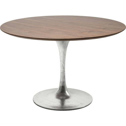 Tables à manger Kare Design Table Invitation 120cm noyer & zinc Kare Design