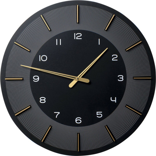 Karedesign - Horloge murale Lio 60cm noire Kare Design Karedesign  - Radio design