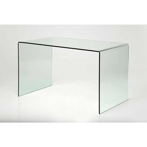 Bureau et table enfant Bureau en verre Visible Clear Club 125x60cm Kare Design