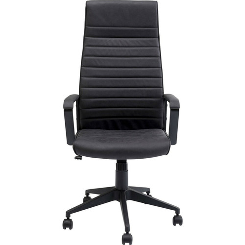 Sièges et fauteuils de bureau Karedesign Chaise de bureau Labora haute noire Kare Design