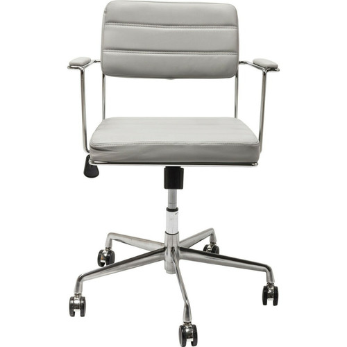 Karedesign - Chaise de bureau pivotante Dottore grise Kare Design - Chaises Industriel