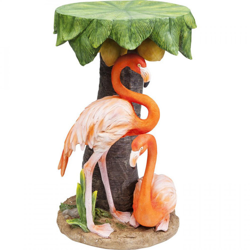 Karedesign - Table d'appoint Animal flamants roses Kare Design - Tables d'appoint Ronde