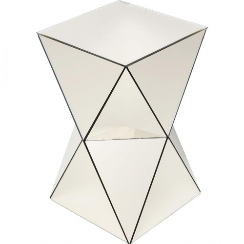 Karedesign - Table d'appoint Luxury Triangle champagne Kare Design Karedesign  - Tables d'appoint Verre