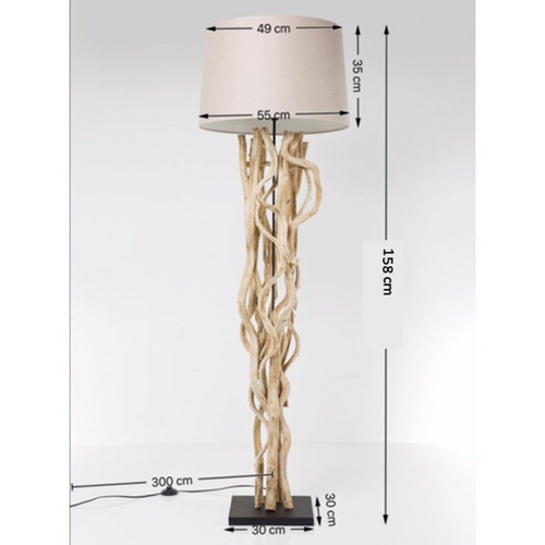 Lampadaires Lampadaire Scultra 158cm Kare Design