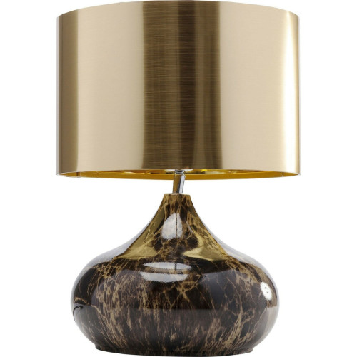 Karedesign - Lampe Mamo Deluxe marron et doré Kare Design Karedesign - Lampes à poser Design