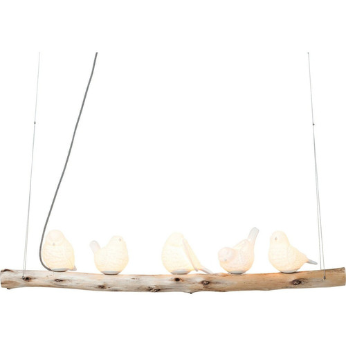 Karedesign - Suspension Dining oiseaux porcelaine Kare Design Karedesign  - Luminaire suspension grande hauteur