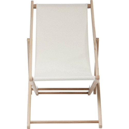 Transats, chaises longues Karedesign Transats Bright Summer crème set de 2 Kare Design