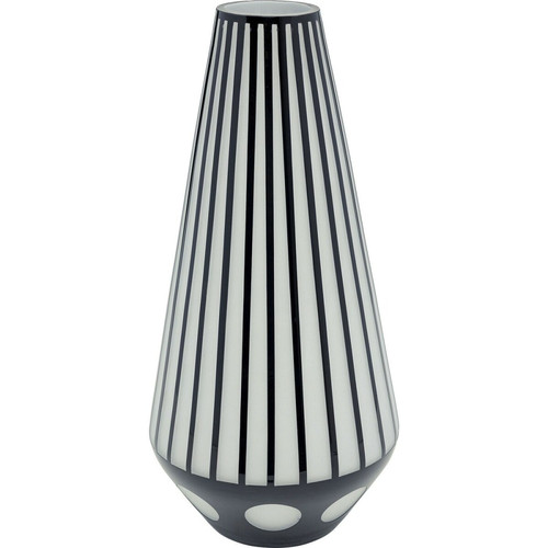 Karedesign - Vase Brillar Cylinder noir et blanc 44cm Kare Design Karedesign  - Karedesign