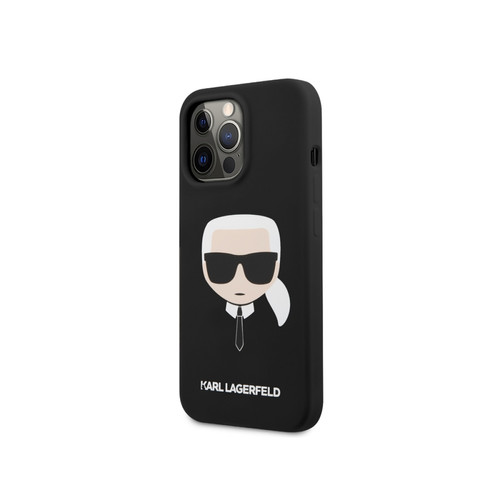 Karl Lagarfeld - Karl Lagerfeld Coque pour Apple iPhone 14 Pro Max Karl's Head Noir Karl Lagarfeld  - Coque, étui smartphone