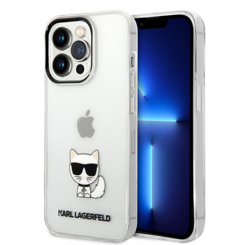 Karl Lagerfeld - Karl Lagerfeld Coque arrièreChoupette Transparent en TPU pour iPhone 14 Pro Max Karl Lagerfeld  - Karl Lagerfeld