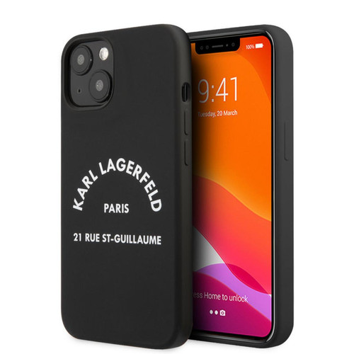 Coque, étui smartphone Karl Lagerfeld Karl Lagerfeld Coque pour iPhone 13 Mini - arrière rigide RSG noir