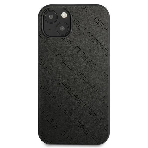 Karl Lagerfeld Karl Lagerfeld Perforated Allover - Coque pour iPhone 13 mini (Noir)