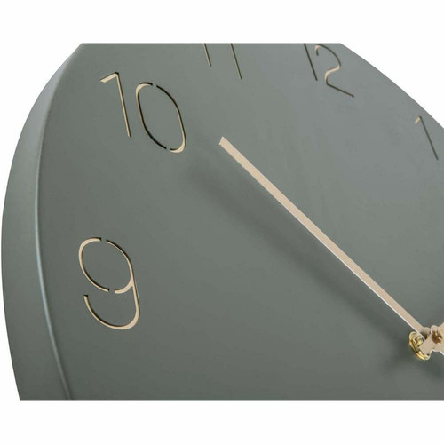 Horloges, pendules Horloge en métal chiffres gravés Charm vert.