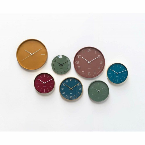 Horloges, pendules Horloge en métal Hue vert.