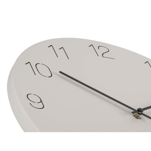 Karlsson Horloge en métal chiffres gravés Charm gris clair.