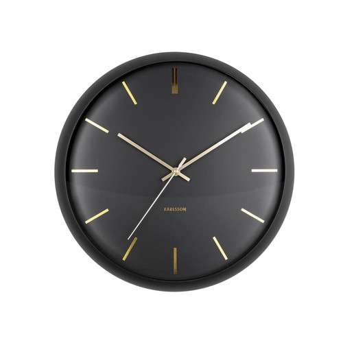 Karlsson - Horloge Globe Design Armando Breeveld Noir - Karlsson Karlsson  - Horloges, pendules Noir