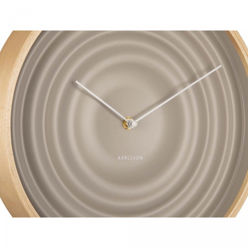 Horloges, pendules Horloge ronde en bois Scandi Ribble 31 cm gris foncé.