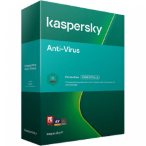 Kaspersky - Anti-Virus 2021 - Licence 1 an - 5 postes Kaspersky  - Antivirus et Sécurité