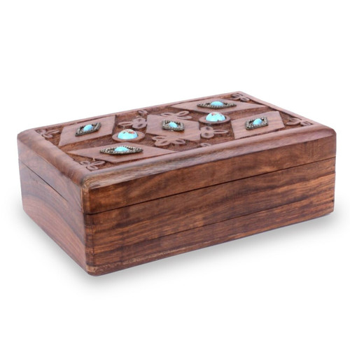 Boîte de rangement Kavatza Original Stones Box KAVATZA - Boite à rouler décorée en bois Ornemental