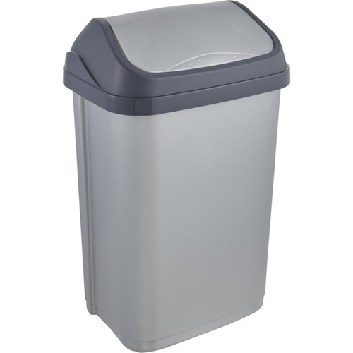 Keeeper - keeeper Poubelle 'swantje', 25 litres, argent / anthracite () Keeeper  - ASD