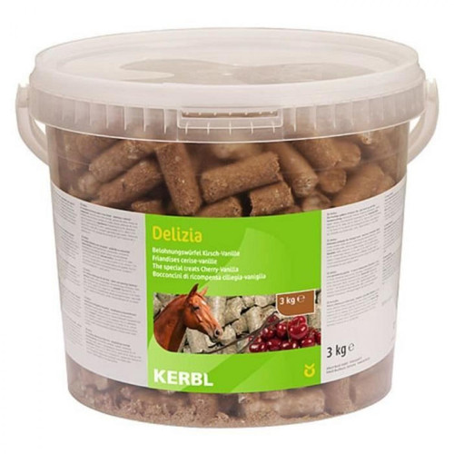 Kerbl - Kerbl Delizia Friandise Vanille/Cerise pour Cheval 3 kg Kerbl  - Animalerie