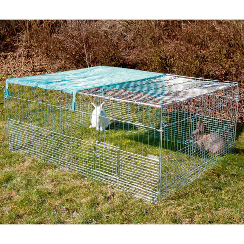 Poulailler Kerbl Kerbl Enclos pour petits animaux avec barrière de fuite 144x112x60 cm