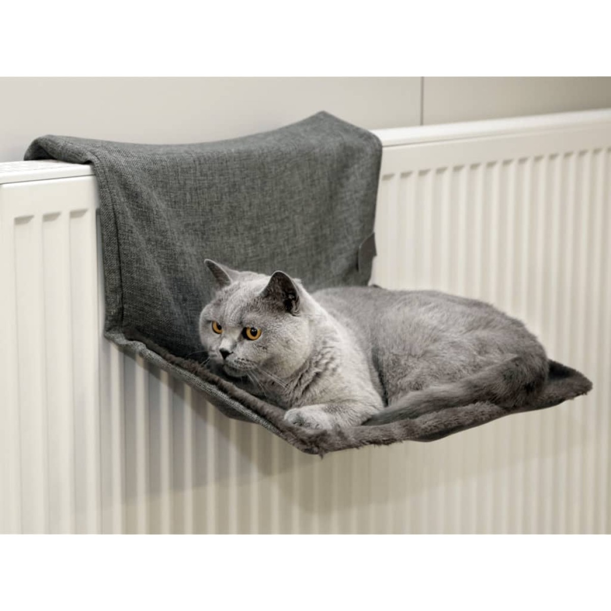 kerbl hamac pour chats paradies 45x30 cm gris