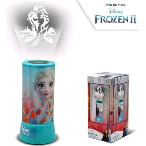 Kids Licensing - Lampe projecteur - la reine des neiges - elsa - 20 cm Kids Licensing  - Lampe bureau bleu
