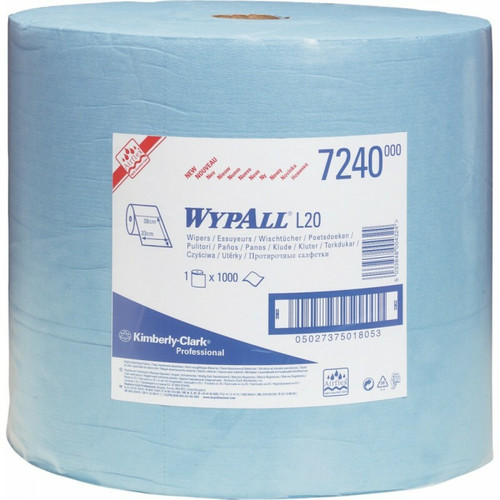 KIMBERLY-CLARK - WYPALL L20 Essuie tout 33x38cm bleu 1000 feuilles KIMBERLY-CLARK  - Mastic, silicone, joint