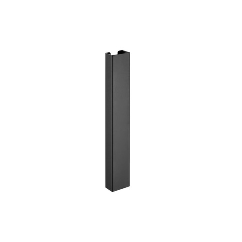 Kimex - Goulotte passe-câbles verticale de bureau, 35 cm, Noir Kimex  - Goulotte cable