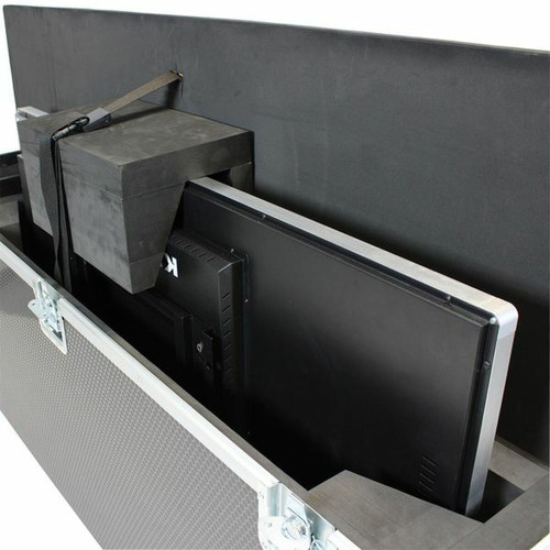 Kimex Flight case pour deux écrans TV 40"-55"