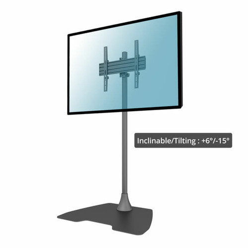 Kimex - Support sol inclinable pour écran TV 32" - 75", Hauteur 180cm - Kimex